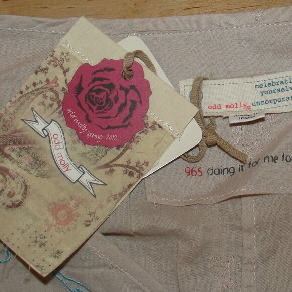 New Odd Molly Embroidered Authentic Dress Size 2 (Medium) - Picture 3 of 7